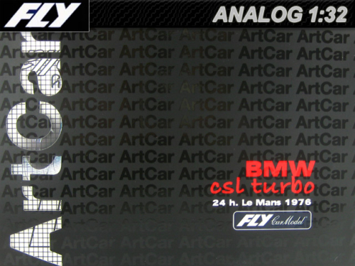 BMW CSL Turbo 24h LeMans 1976 Art Car