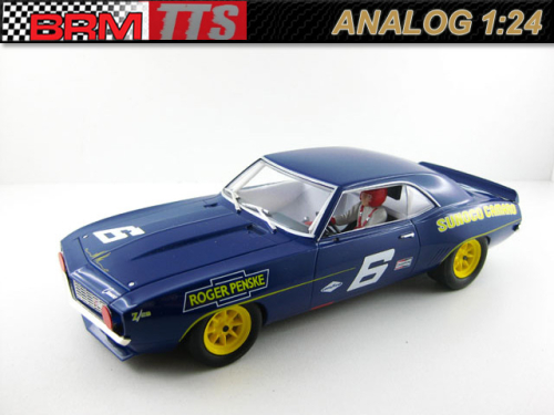 Mustang Boss 302 Camaro Z28 1969 Sunoco - Roger Penske #6 (Scale 1:24)