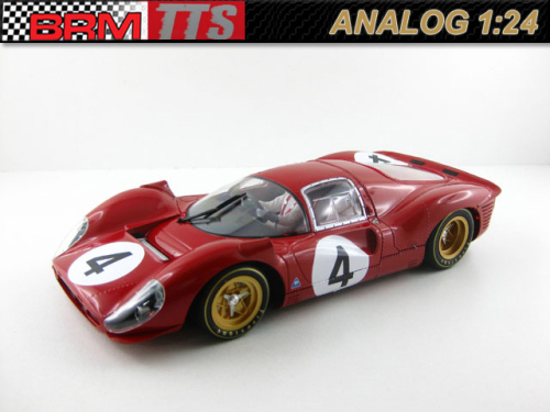 330 P4 #4 Factory Monza 1000km 1967 2nd Mike Parkes/Ludovico Scarfiotti (Maßstab 1:24)